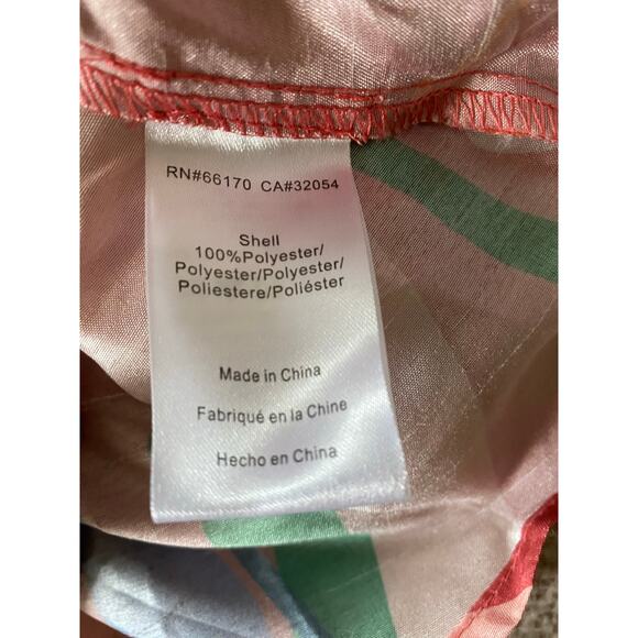 HUTCH Loni Brick Textured Orchids Ruffle Top Size Small NEW - Picture 7 of 8